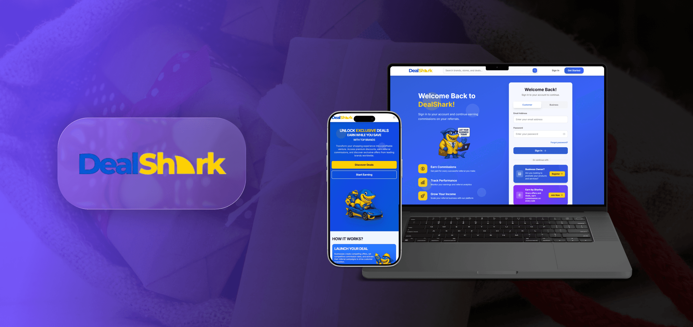 Dealshark – Affiliate Deal & Commission Platform