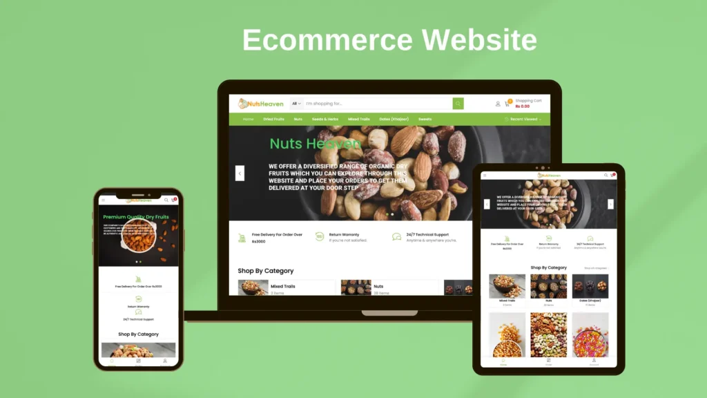 Nuts Heaven (E-Commerce Store)